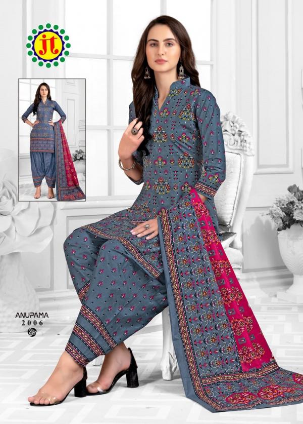 JT Anupama Vol-2 Cotton Designer Patiyala Dress Material